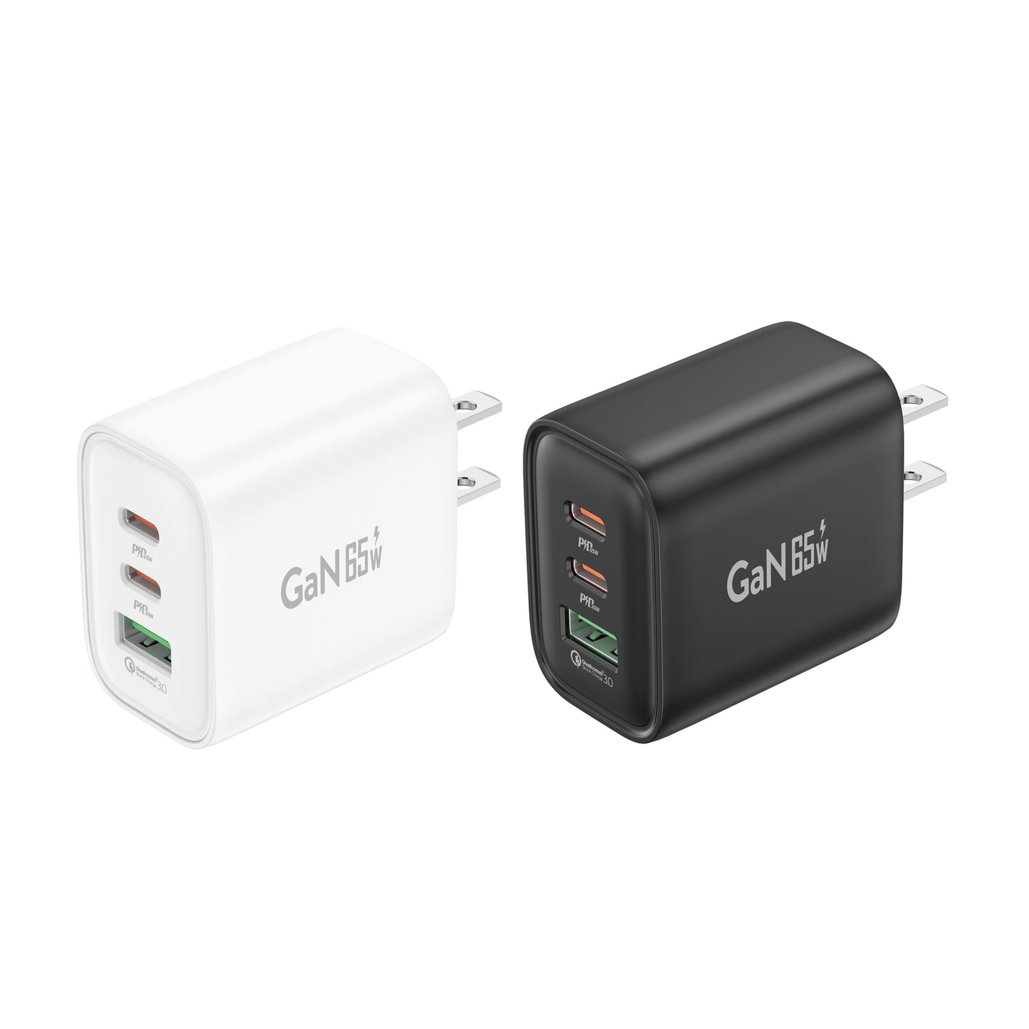 GaN10-US A+C+C 3-Port GaN Charger (65W)