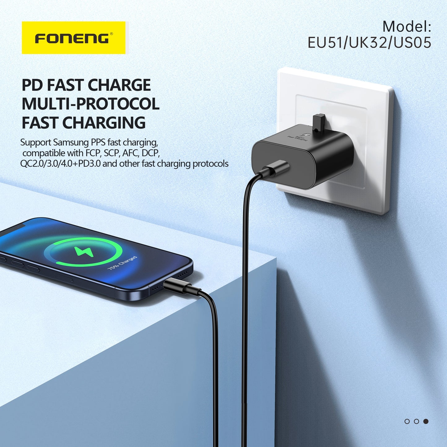 UK32 USB-C GaN Charger (25W)