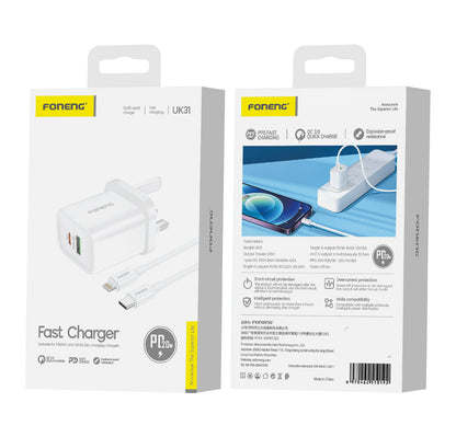 UK31 A+C 2-Port Charger (20W)