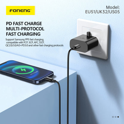 UK32 USB-C GaN Charger (25W)