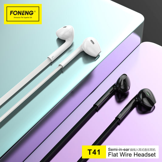 T41 Half In-Ear Earphone (3.5mm)